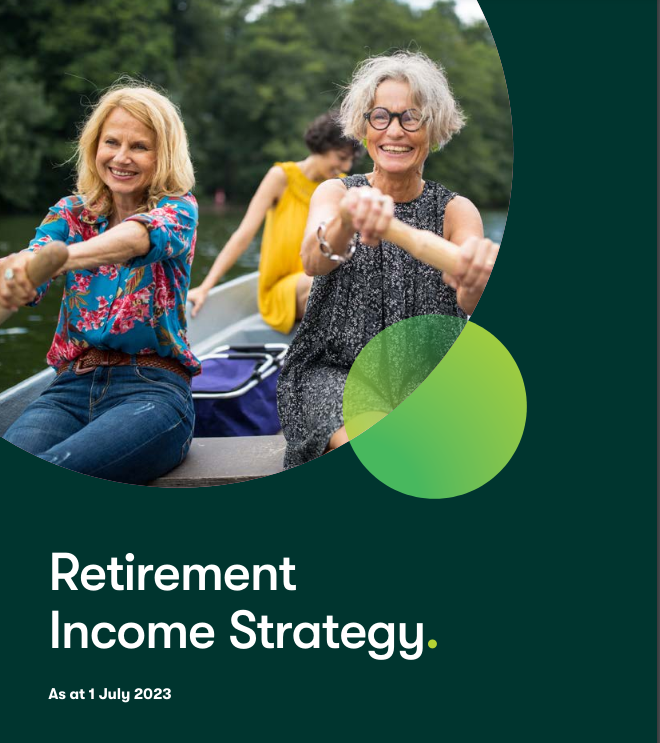 Retirement income strategy cover 